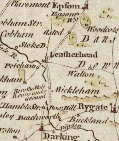 Photo of Thomas Kitchin's map